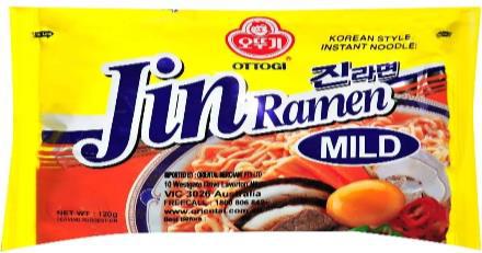 JIN RAMYUN MILD  120gr